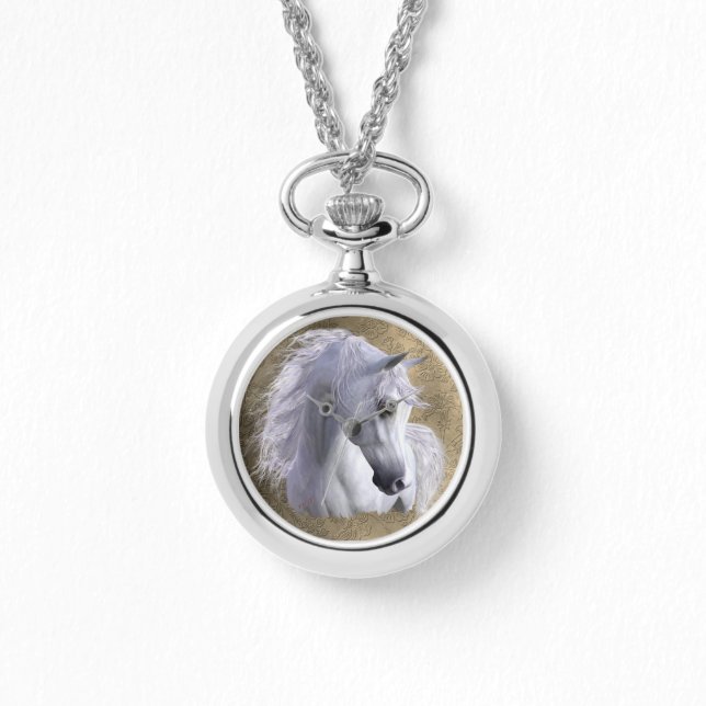 Arabian Horse Stainless Steel Women's, pick style Watch (Front)