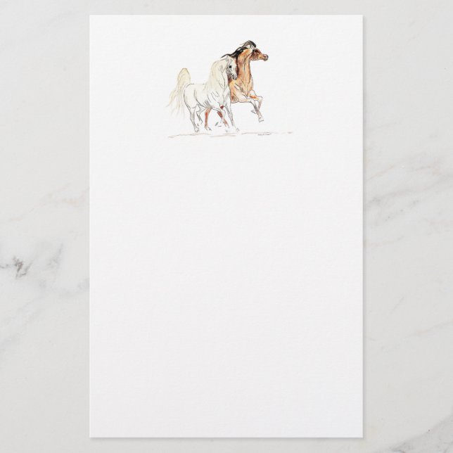 Arabian Horse Stationery (Front)