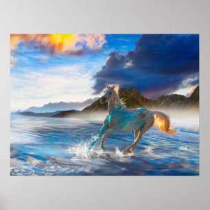 Arabian Horses of Stellar Island #2 Poster