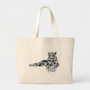 Arabian Leopard 2008  7 Large Tote Bag