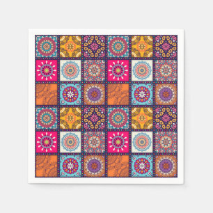 Arabian Moroccan mandala dinner party Napkin