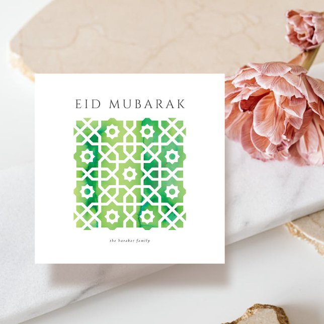 Arabian motif Eid Mubarak card (Creator Uploaded)