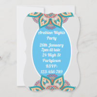 Arabian Nights colourful mosaic party theme