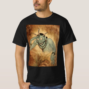 Arabian Nights Genie by Edmund Dulac T-Shirt