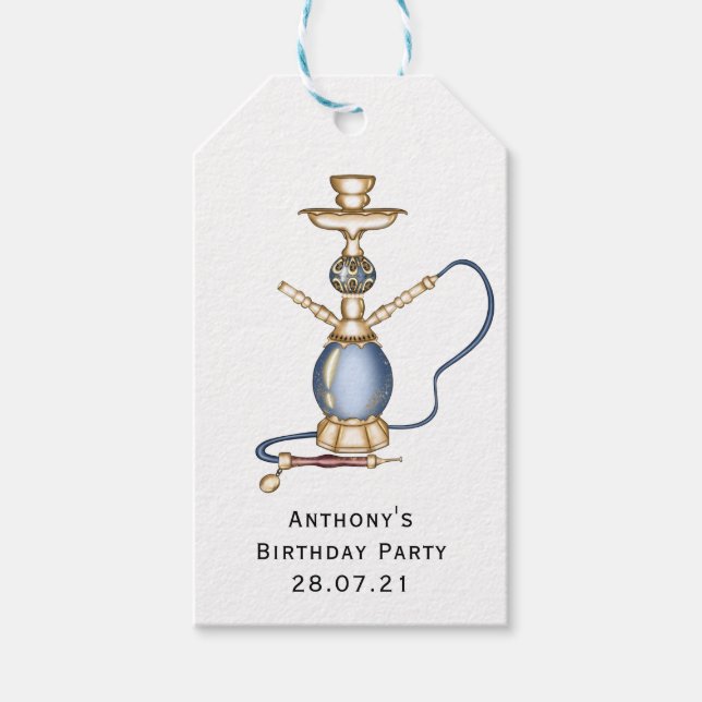 Arabian Nights Themed Party Gift Tags (Front)