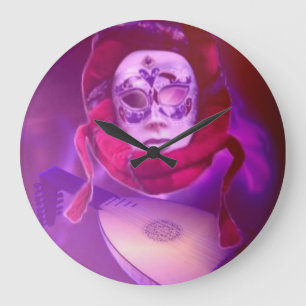 Arabian Oud Player Wall Clock