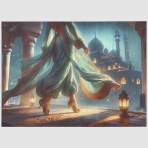 Arabian Palace Woman Decoupage Paper – Middle East
