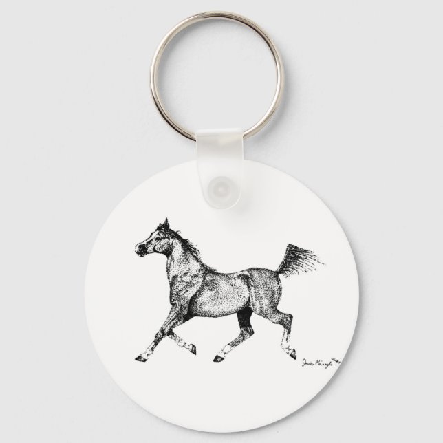 Arabian Pointillism Key Ring (Front)