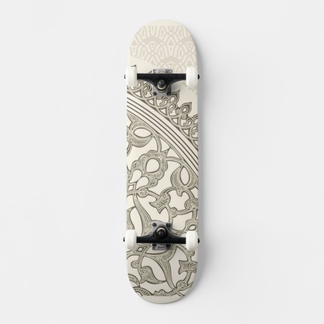 Arabian style lace skateboard (Front)