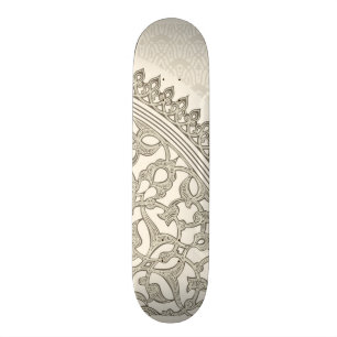 Arabian style lace skateboard