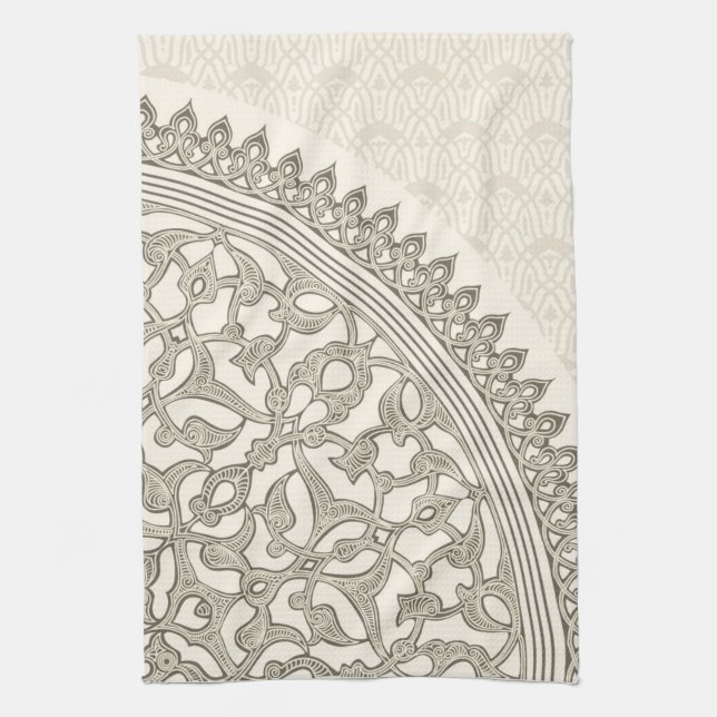 Arabian style lace tea towel (Vertical)