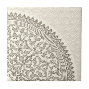 Arabian style lace tile