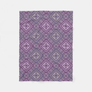 Arabic abstract decorative east ornamental baroque fleece blanket