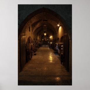 Arabic Aleppo Handcraft Bazaar - Syria Middle East Poster