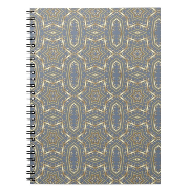 Arabic antique decorative east ornamental baroque notebook (Front)