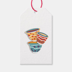 Arabic Coffee Cup- فنجان قهوة عربية Gift Tags