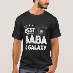 Arabic Dad Arabic Father Best Baba Ever Retro Vint T-Shirt