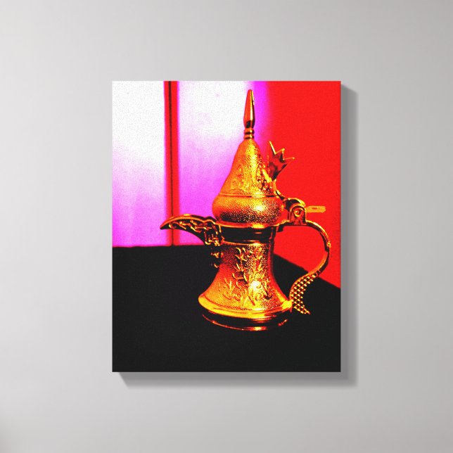Arabic Dallah Canvas Print (Front)