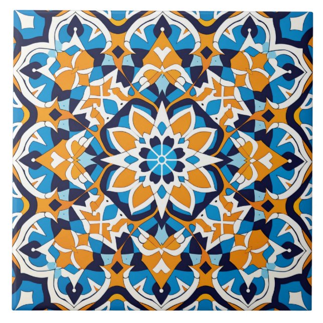 Arabic design styled themed  tile (Front)