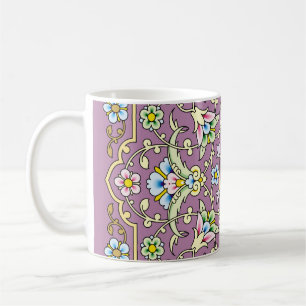 Arabic Floral Frame. Traditional Islamic Design. M Coffee Mug
