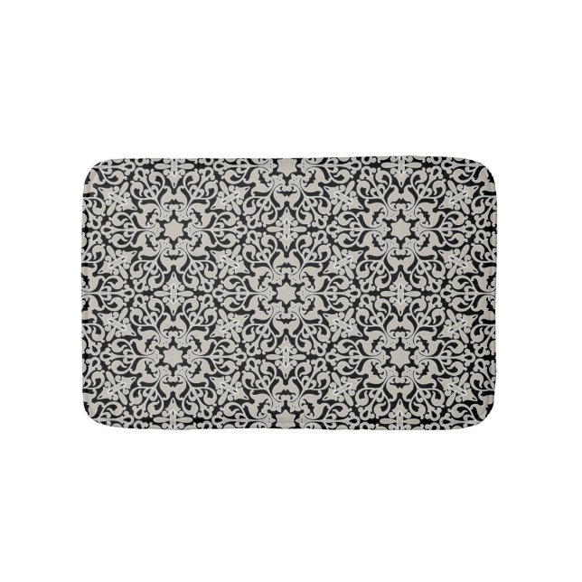 Arabic floral pattern bath mat (Front)