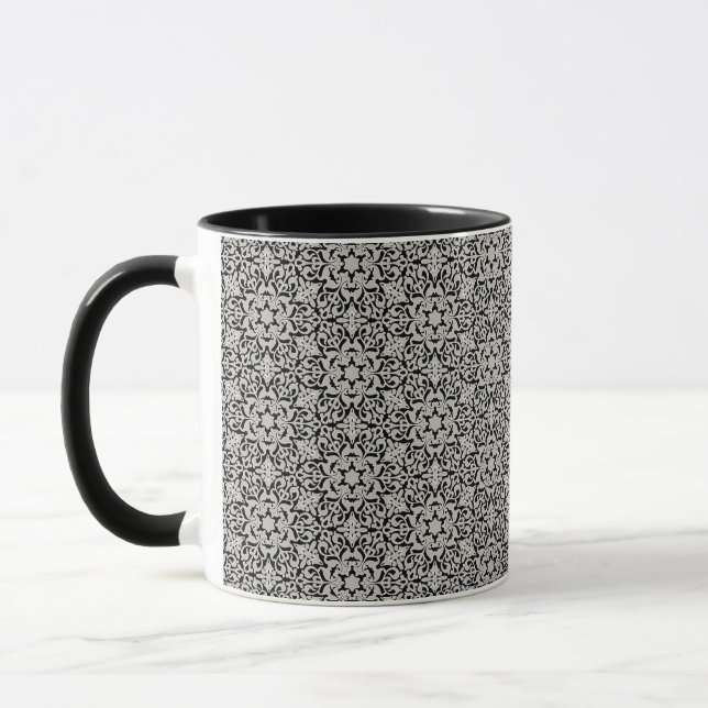 Arabic floral pattern mug (Left)