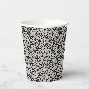 Arabic floral pattern paper cups