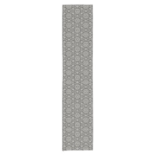 Arabic floral pattern short table runner