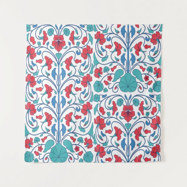 Arabic floral seamless vintage pattern. tapestry (Front)