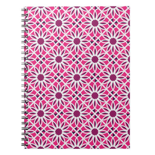 Arabic geometric ornament: seamless texture. notebook (Front)
