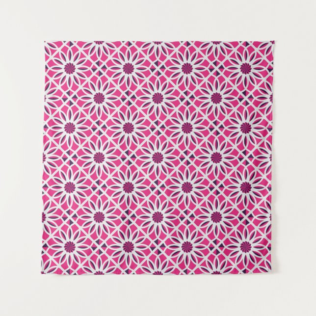 Arabic geometric ornament: seamless texture. tapestry (Front)