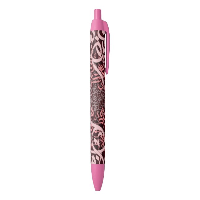 arabic letters rose  black ink pen (Bottom (Vertical))