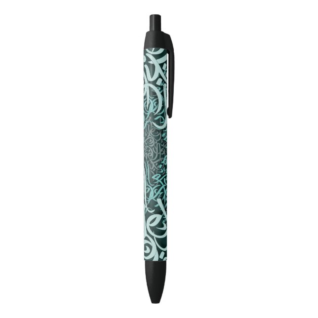 arabic letters tiffany black ink pen (Bottom (Vertical))