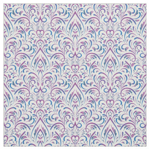 Arabic lilac pattern fabric