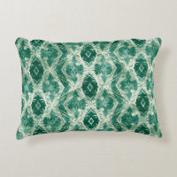 Arabic Motif Wall Art – Green Ornamental Pattern P