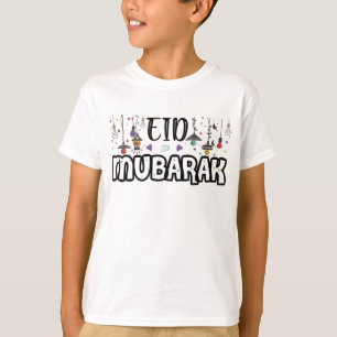 Arabic Muslim Holiday Eid Al-Fitr, Adha Mubarak T-Shirt