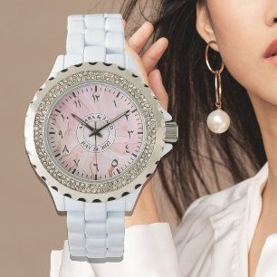 Arabic Numerals Women’s Watch – Elegant Rhinestone