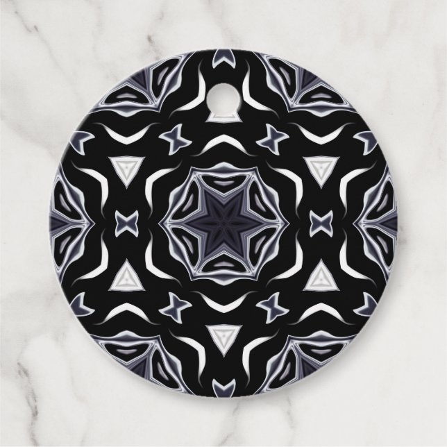 Arabic ornament , Asian Favour Tags (Front)