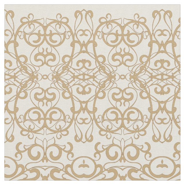 Arabic ornate rich pattern fabric (Close Up)