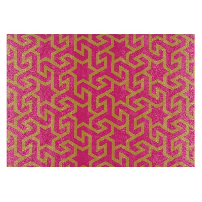 Arabic Star Shaped Pattern Cutting Board (Front)