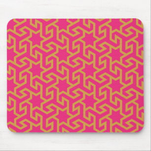 Arabic Star Shaped Pattern Mouse Pad