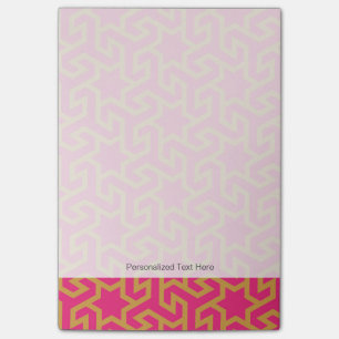 Arabic Star Shaped Pattern Post-it Notes