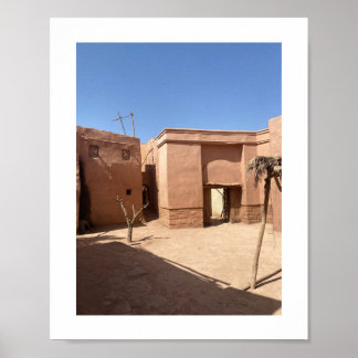 Arabic style houses poster