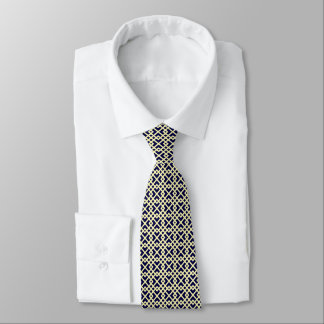 Arabic style pattern tie