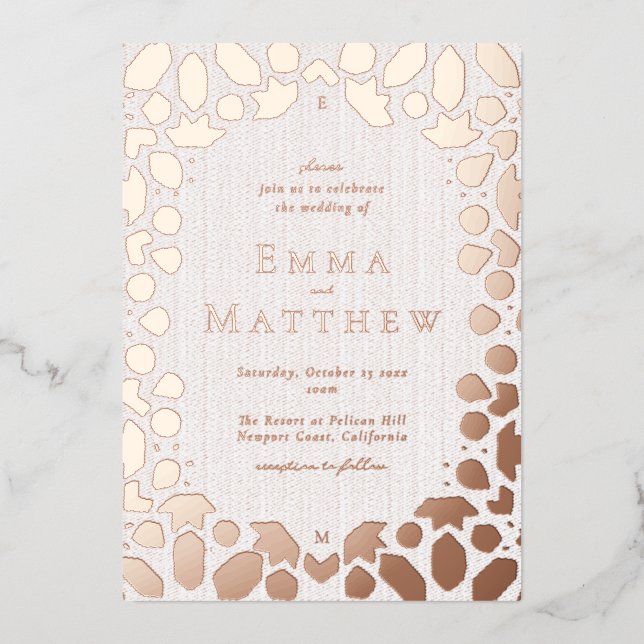 Arabic Tile Mediterranean Wedding (Front)