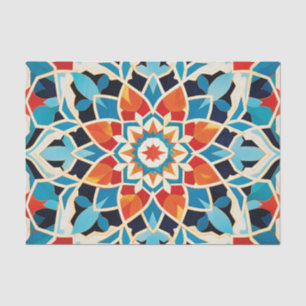 Arabic tile pattern lovers decoupage  tissue paper