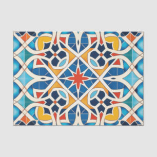 Arabic tile pattern lovers  tissue paper