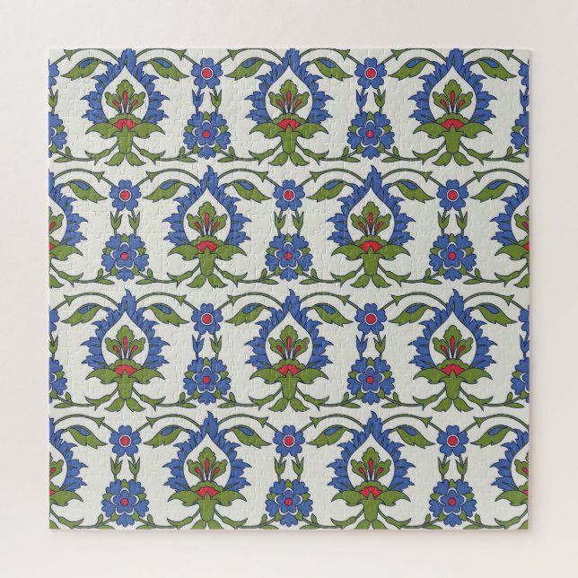 Arabic Traditional: Iznik Tile Seamless. Jigsaw Puzzle (Vertical)