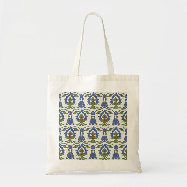 Arabic Traditional: Iznik Tile Seamless. Tote Bag (Front)