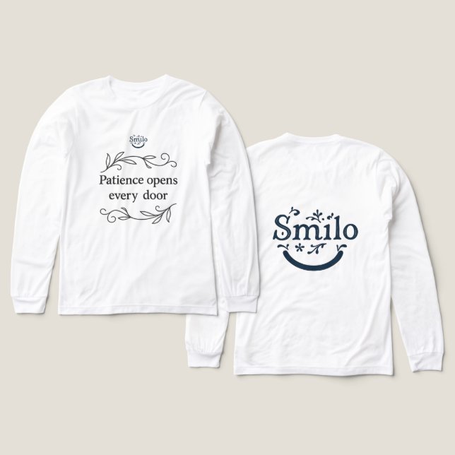 Arabic Wisdom By Smilo Women's Long sleeve shirt (Design Front & Back)